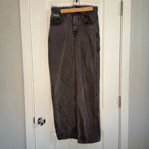 Empyre Tori, gray wide leg carpenter jeans size 1